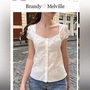 Brandy Melville Odette Lace Top
